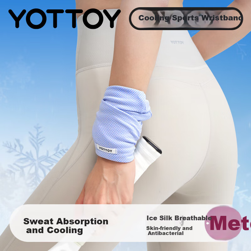 Yottoy Sweat Wiping Towel Sports Wristband Women Cooling Sweat-Absorbing Quick-Dry Running Wrist Towel Fitness Wristband Summer Special