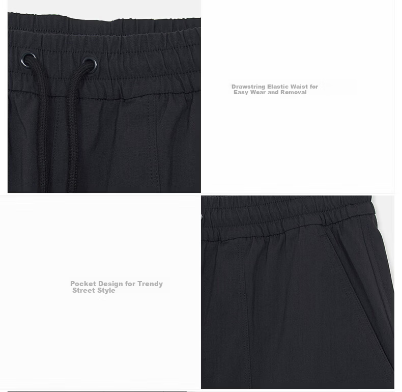 MLB Unisex Parachute Pants Wang Sulong Same Style Casual Wide-Leg Pants 26 Spring New 3AWPB0161-50BKS-M 17