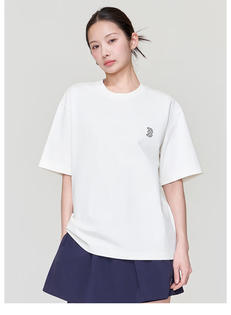 MLB Unisex Short Sleeve Sun Protection T-Shirt Casual Sports Loose Fit 26 New 3ATSB0263-45PKM-L 15