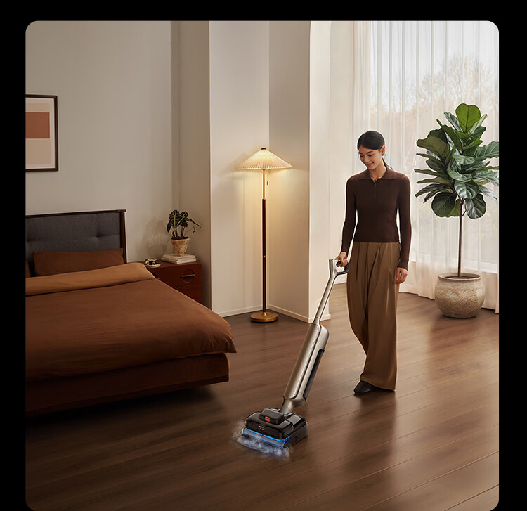 Mijia Xiaomi Floor Washer 5Pro 160℃ Steam Sterilization 26kPa Strong Suction Home Floor Washer and Mop 100℃ Boiling Water Self-Cleaning Anti-Tangle 54
