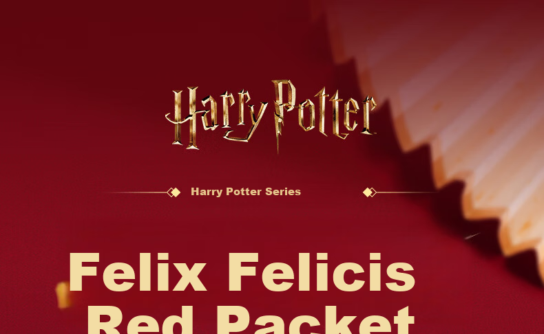 Harry Potter Felix Felicis Red Envelopes 2026 Chinese New Year Lucky Money Pack of 6 1
