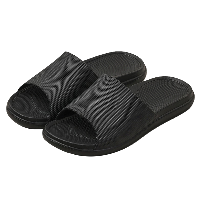 Mercury Home Textiles Cloud Sensation Women's Striped Soft Sole Summer Indoor Home Bathroom Couple Flip Flops