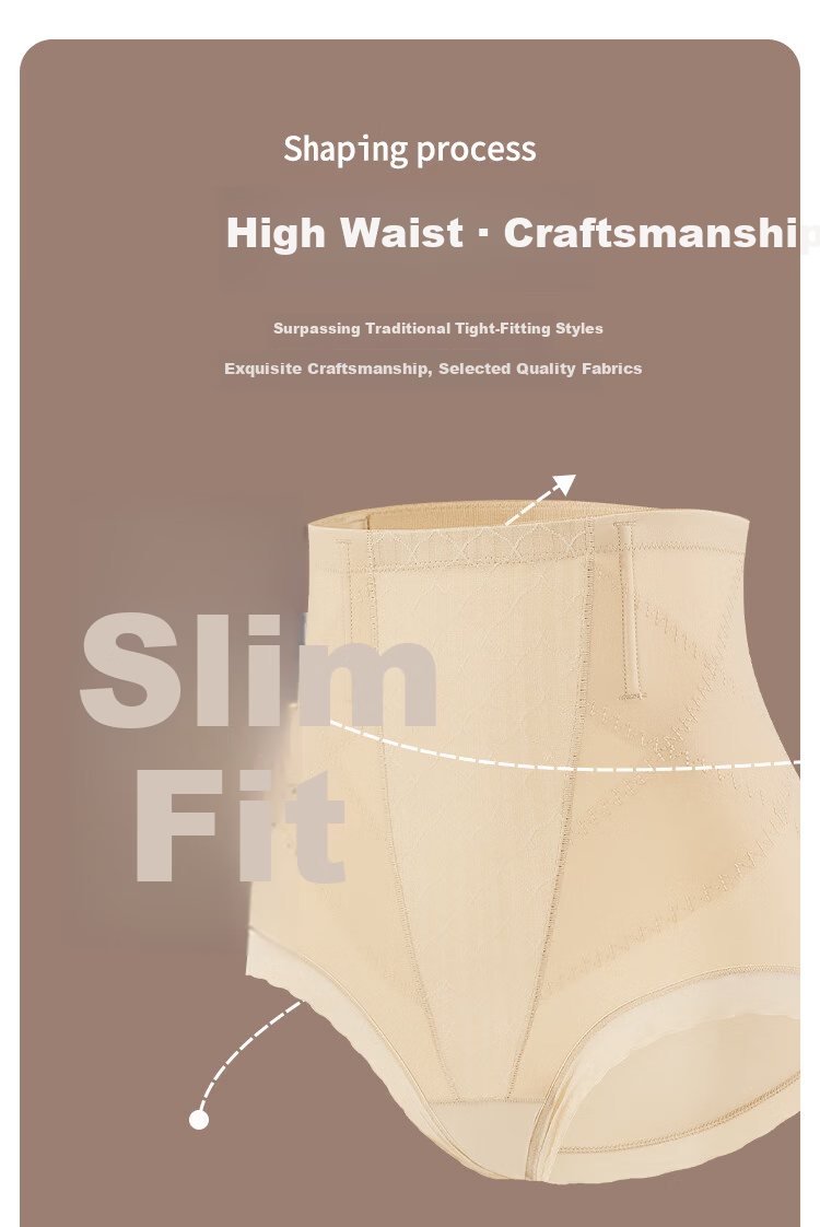 BOPRUIEY High Waist Tummy Control Women's Postpartum Seamless Hip-Lifting Shaping Panties Slimming Butt-Lifting Body Shaping Pants 11