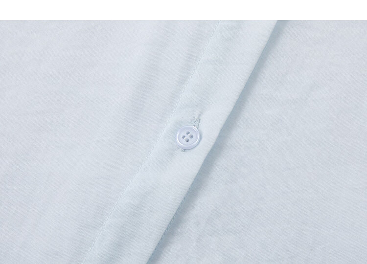 Demana [Yunjian Shiyi] Spring Simple Gentle Style Lapel Patchwork Chiffon Blouse Loose Petite Women's Shirt 11