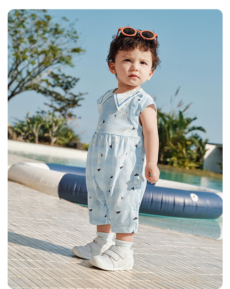 Balabala [balaOne] Baby Romper Infant Jumpsuit 2026 Fresh Natural Cute Adorable 9