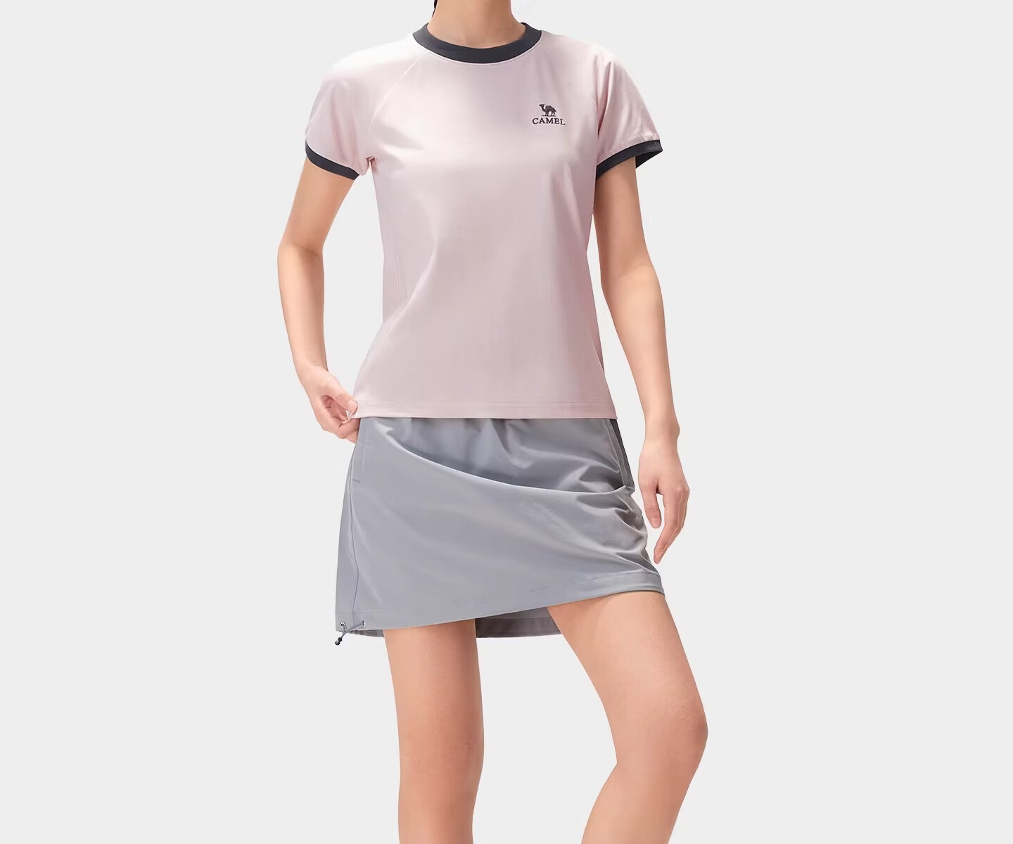 CAMEL Outdoor Quick-Dry Short Sleeve Unisex 2026 Spring Summer Breathable Sports Loose Fit Crew Neck Casual T-Shirt 9001 37