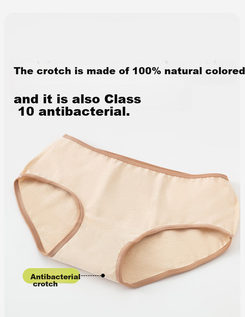 Dingguagua Girls' Triangle Underwear Short Pants Full Cotton Antibacterial Class A Breathable Children's Underwear Little Cute Rabbit 140 7