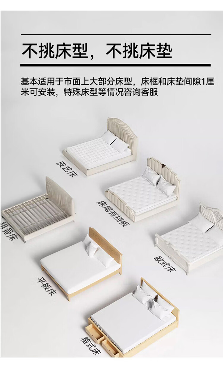 MUJI Home Square Press-Foot Baby Mosquito and Fall-Proof Playpen Mosquito Net with Three Doors 1.8×2m [Four-Sided Bottom Support] 10
