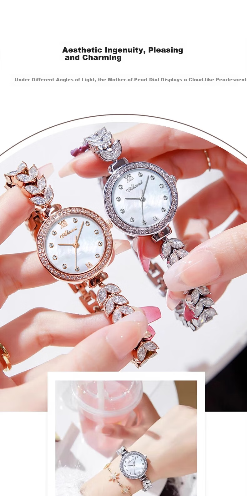 GEORGCOUNT Mermaid Women's Watch 2025 New Luxury Niche Waterproof Bracelet Quartz Watch Valentine's Day Gift 9