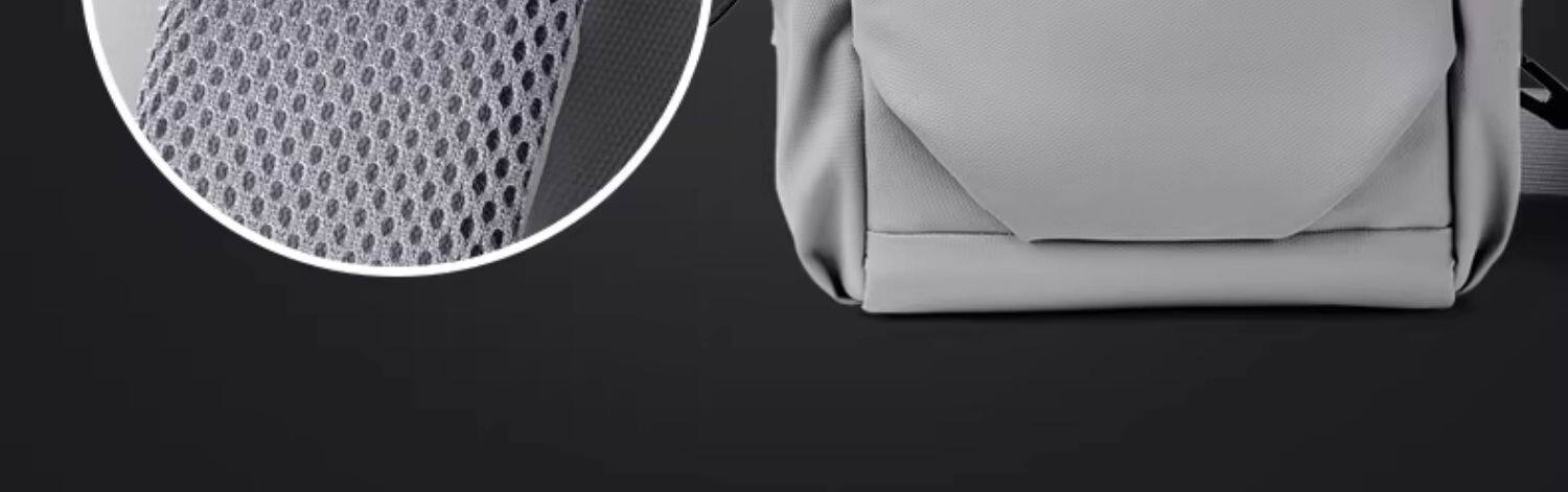 Warrior Men's Crossbody Bag 26L Large Capacity New Shoulder Bag Multifunctional Water-Resistant Small Backpack for Commuting and Outdoor Use 10