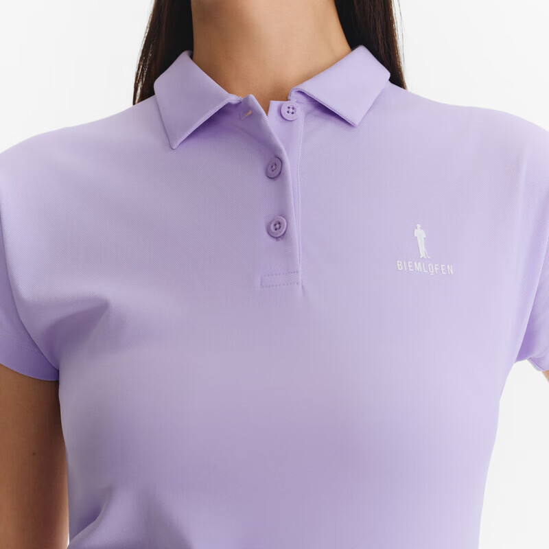 Biyinlefen Golf [Cooling Fine Bead Texture] 2026 Spring New Women's Sports Casual Stretch Comfortable Short Sleeve Polo Shirt