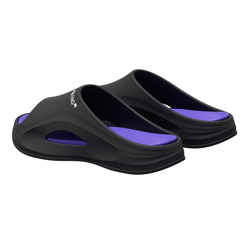Aokang Men's Summer Outdoor Non-Slip Odor-Resistant Thick-Soled EVA Sport Slippers Beach Sandals