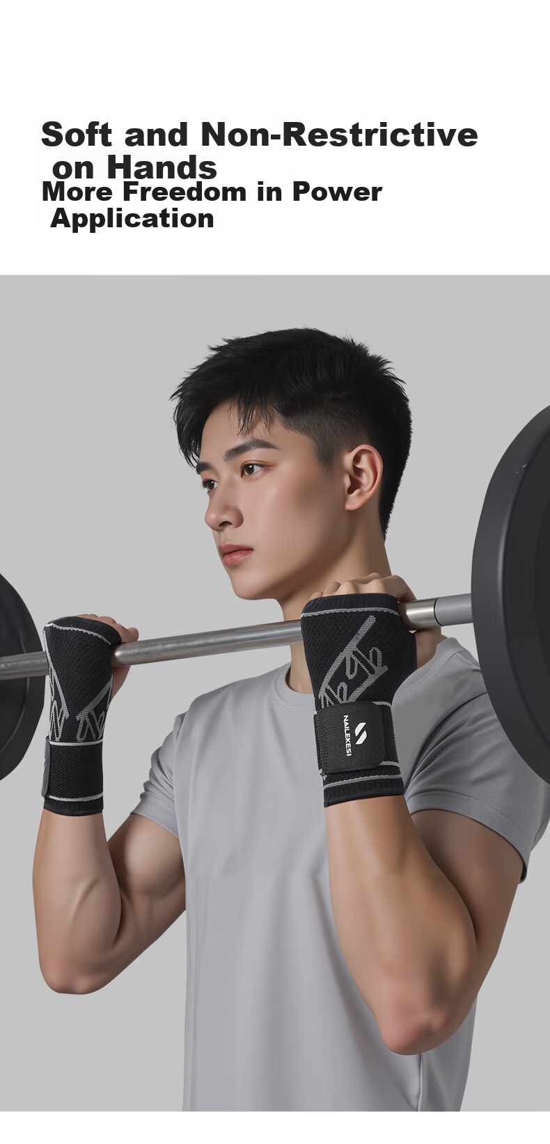 NAILEKESI N Sports Wrist Support Fitness Wrist Joint Sprain Stabilizer Tendon Sheath Feather Tennis Bench Press Volleyball Unisex Protective Gear 10