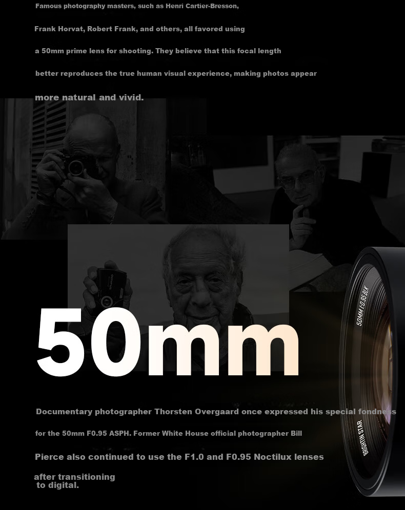 Xingyao Optics Xingyao 50mm F0.95 Full-Frame 2nd Generation Portrait Large Aperture Night God Lens 50mm F0.95 Lens for Nikon Z Mount 6