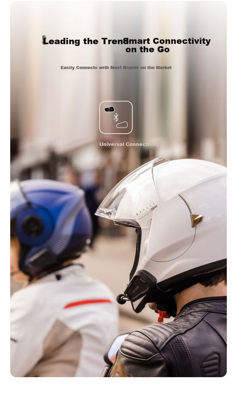 CARDO Motorcycle Helmet Bluetooth Headset Noise-Cancelling Waterproof Full and Half Helmet SPIRITSINGLE Original Box 6