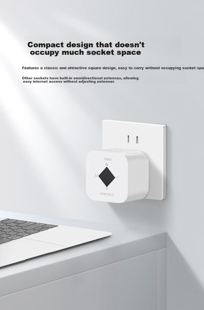 DOREWIN 300M WiFi Signal Amplifier Wireless to Wired Network Adapter Mobile Signal Booster Extender Repeater AP 3-in-1 7