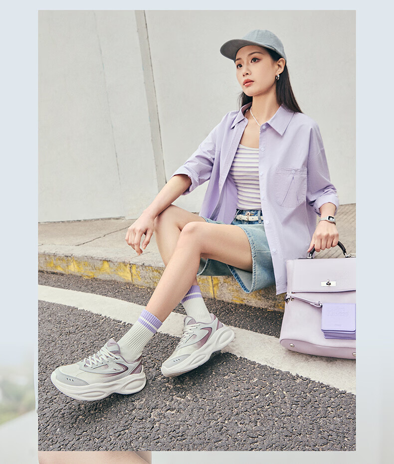 ERKE Women's Casual Shoes 2026 Spring New Ladies' Bread Shoes Outdoor Sports Dad Sneakers | Cangsheng 3 17