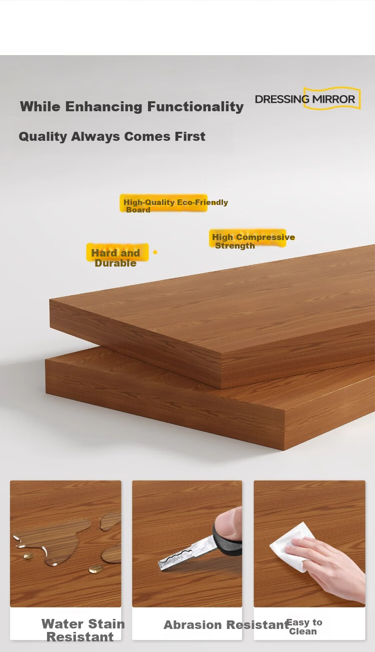 Millennium Mansion Pegboard Rotating Full-Length Mobile Floor Mirror with Integrated Clothes Rack 170*40 Walnut 9