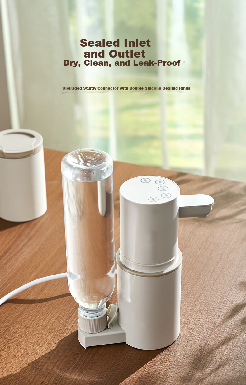 IMiMONE Portable Instant Hot Water Dispenser with Bottom-Load Bottled Water, Dorm Travel No-Installation Foldable Electric Kettle, Small Insulated Cup, Milk Preparation Desktop Water Heater, Home Fast 17