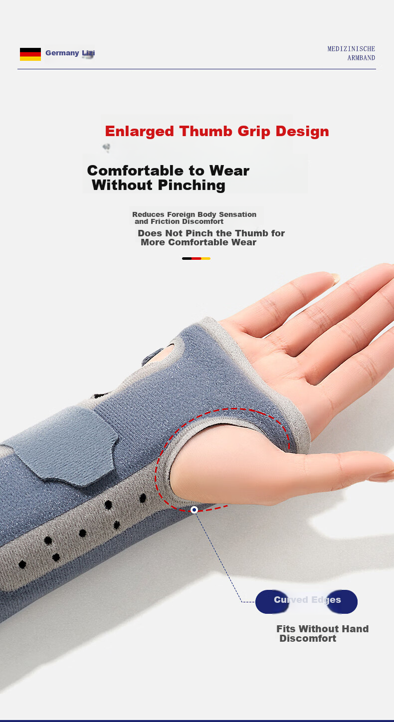 Lizi Medical Grade Wrist Brace for Sprains, Strains, Joint Support, Fractures, and Carpal Tunnel Syndrome 15
