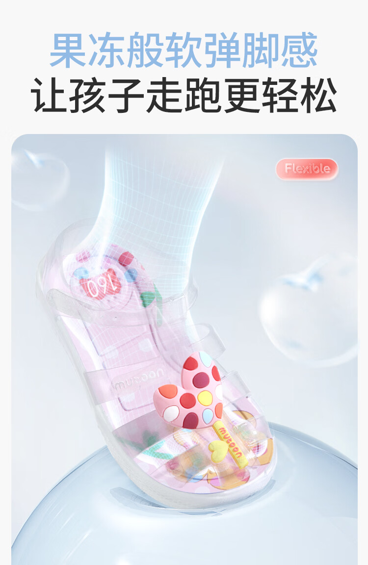 Mutong Kids Summer Comfortable Casual Boys Beach Sandals Soft Sole Roman Style Closed Toe Water Shoes Girls Ivory 170 6