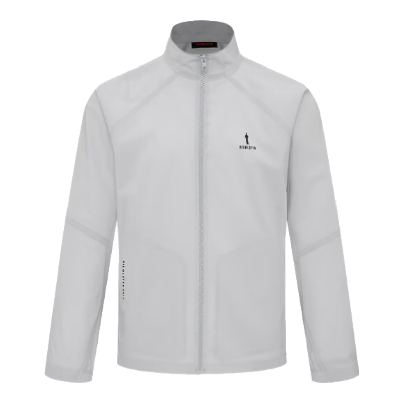 Biyinlefen Golf [UV Protection] Spring Summer Men's Sports Casual Fashion Versatile Stand Collar Stretch Comfortable Jacket