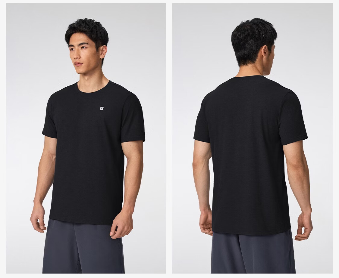 Keep Sports Set Men's Short Sleeve and Shorts Quick-Dry T-Shirt for Physical Fitness Test Running Basketball Badminton 20