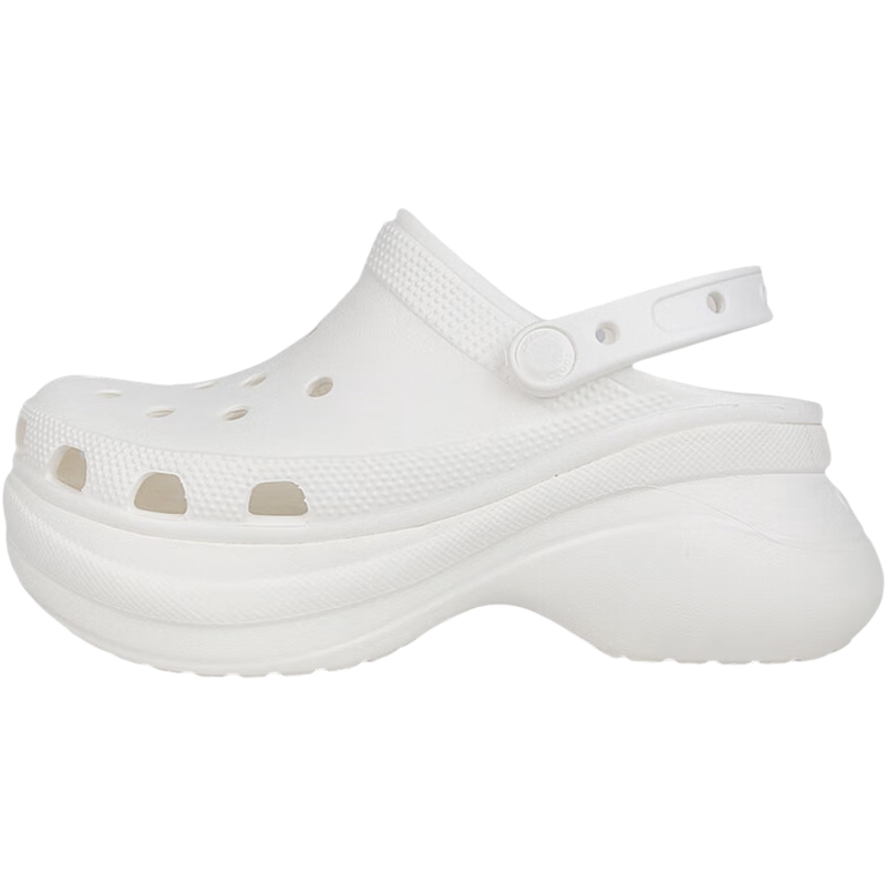CROCS Women's Retro Little Whale Clog Casual Outdoor Thick Sole Closed-Toe Sandals 206302-100 Size 37-38