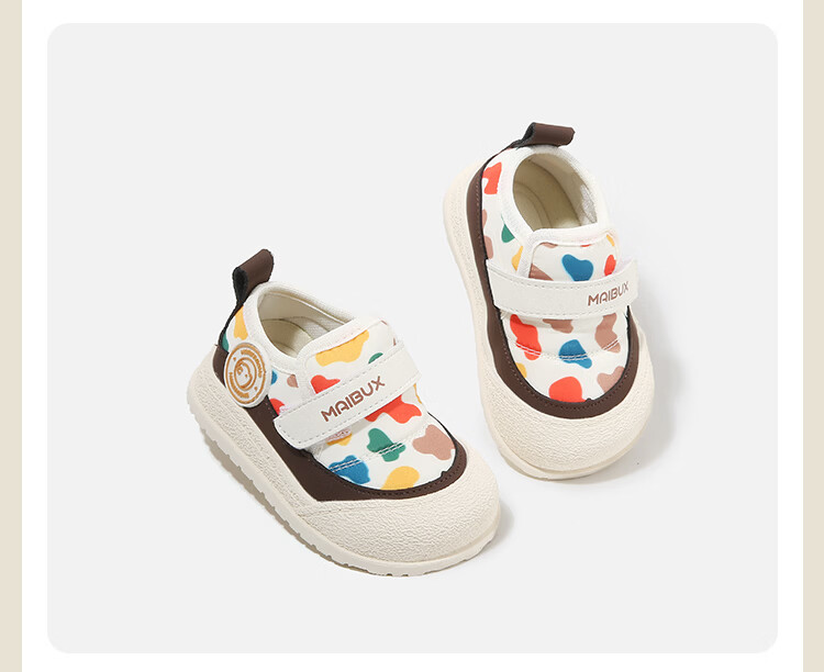 ThomBaker Baby Toddler Walking Shoes Spring Fashion Non-slip Soft Sole Colorful Size 16 14
