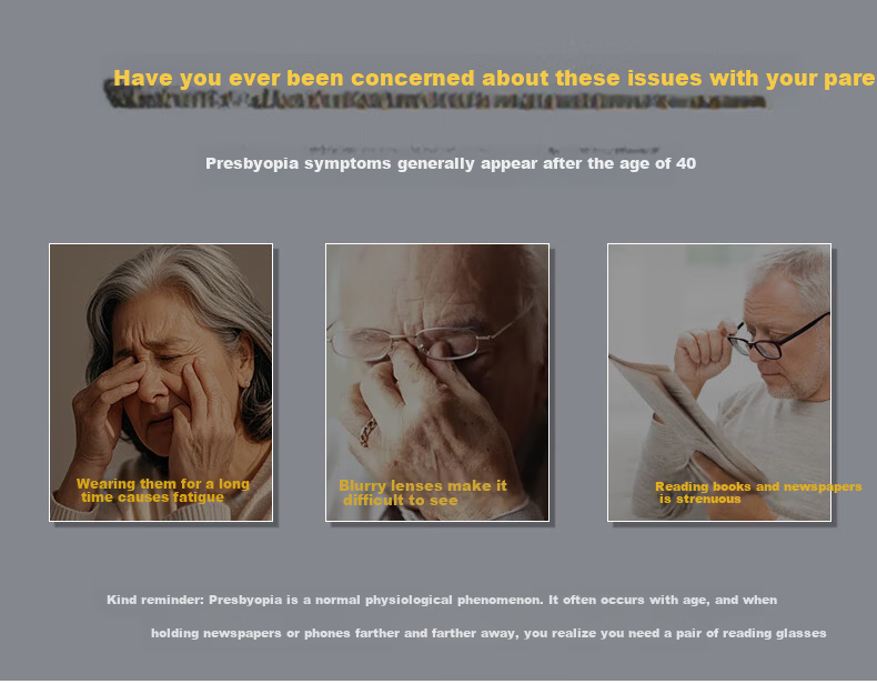 DRATRA Reading Glasses for Men, High-Definition Anti-Blue Light Farsighted Glasses, Middle-Aged And Elderly Phone Viewing Glasses, Presbyopic Glasses for Wome 7