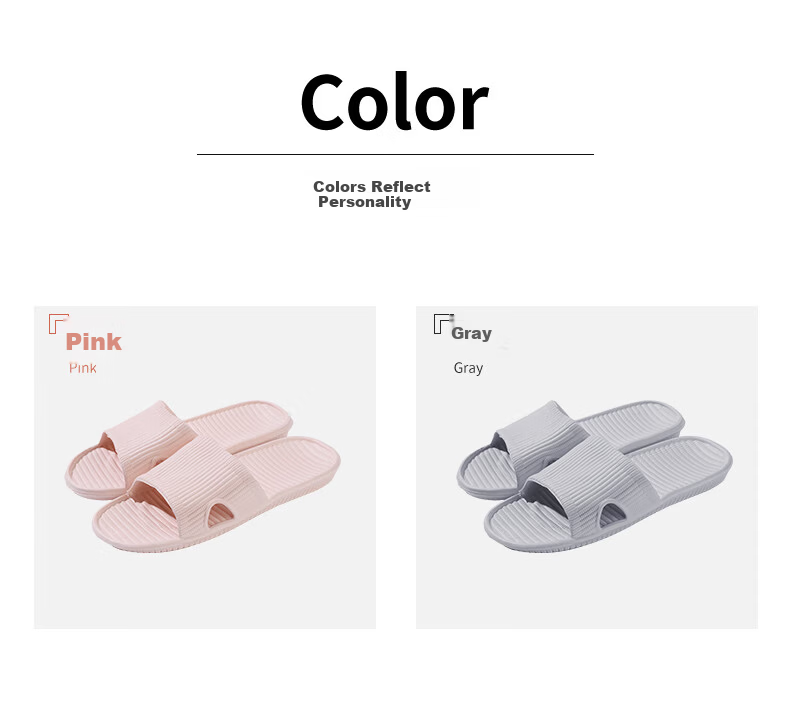 FOOTOPPO Men's Summer Slippers Home Indoor Soft Sole Non-Slip Bathroom Shower Slippers for Men and Women 10