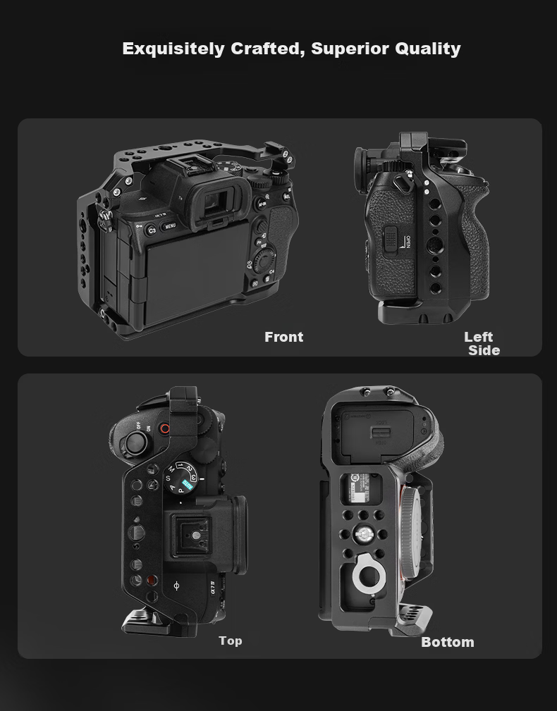 Yingshiji Camera Cage Expansion Frame for Sony ZV-E10 6