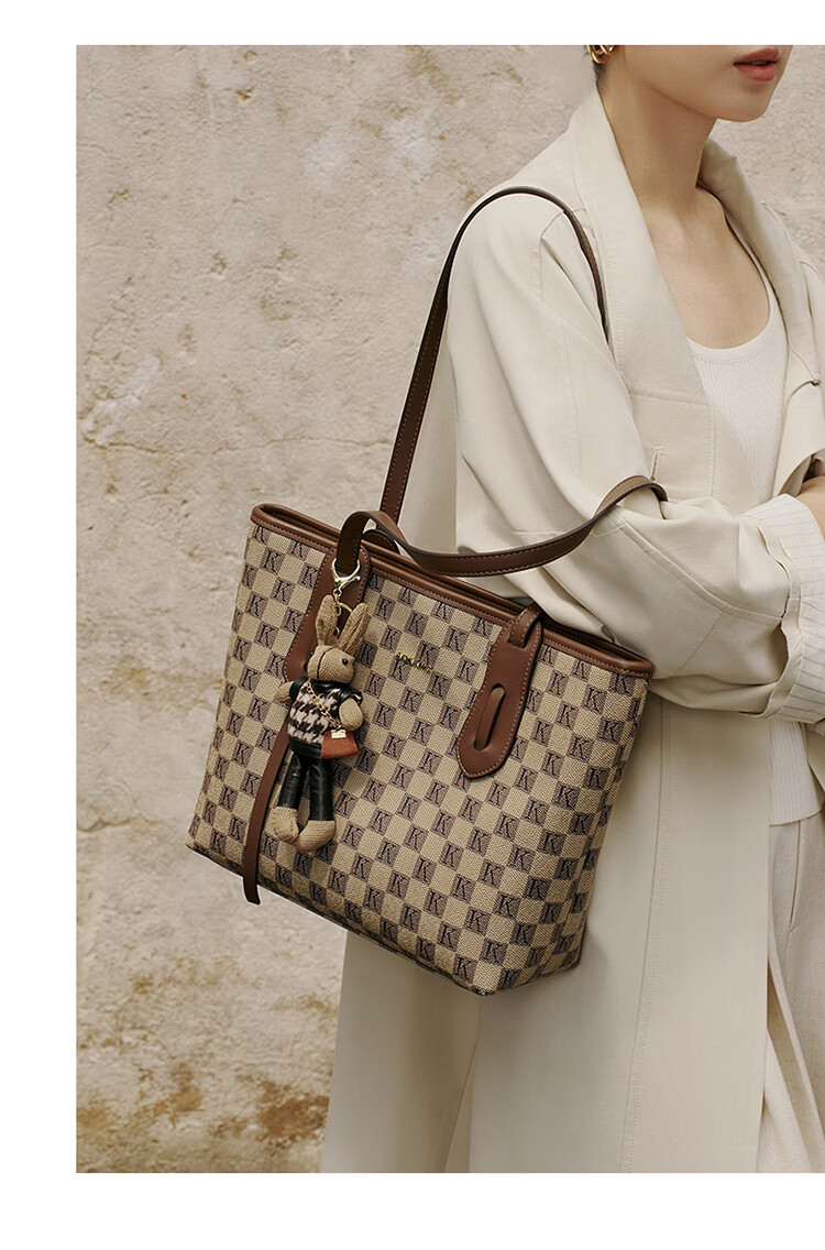 Aokang Women's Bag Fashionable Vintage Floral Tote Light Luxury Commuter Shoulder Bag Birthday Gift for Girlfriend Wife 16