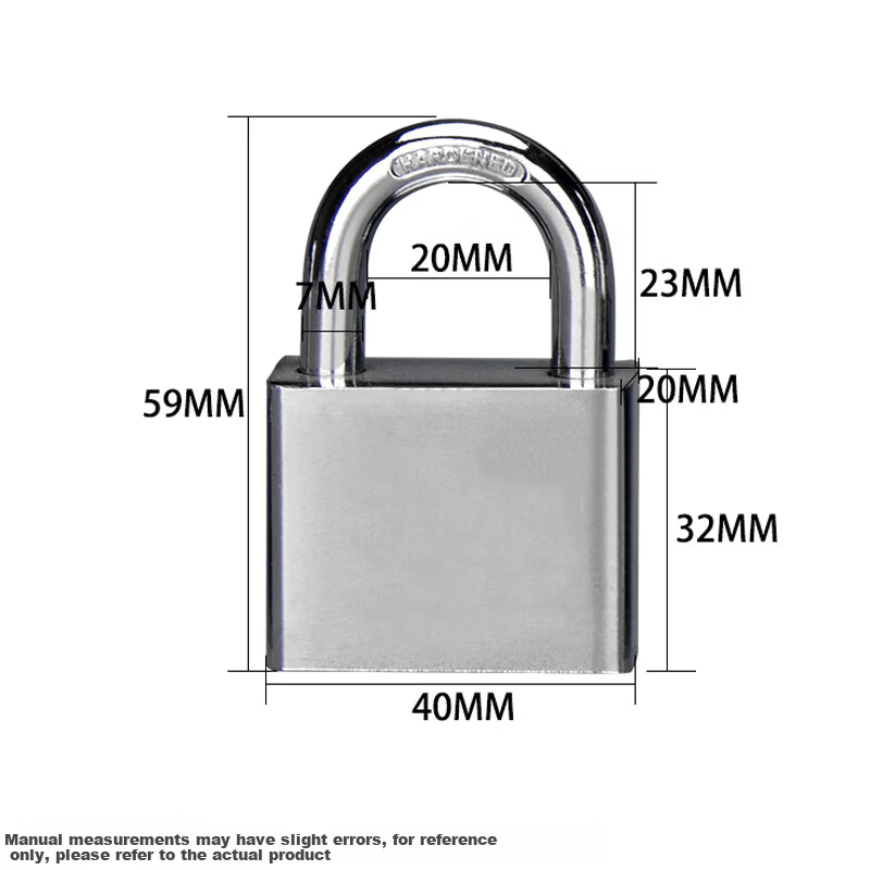 Chugong 40mm Padlock with 8 Keys, Multi-Key Anti-Theft Lock for Student Dormitory Cabinets and Doors 3