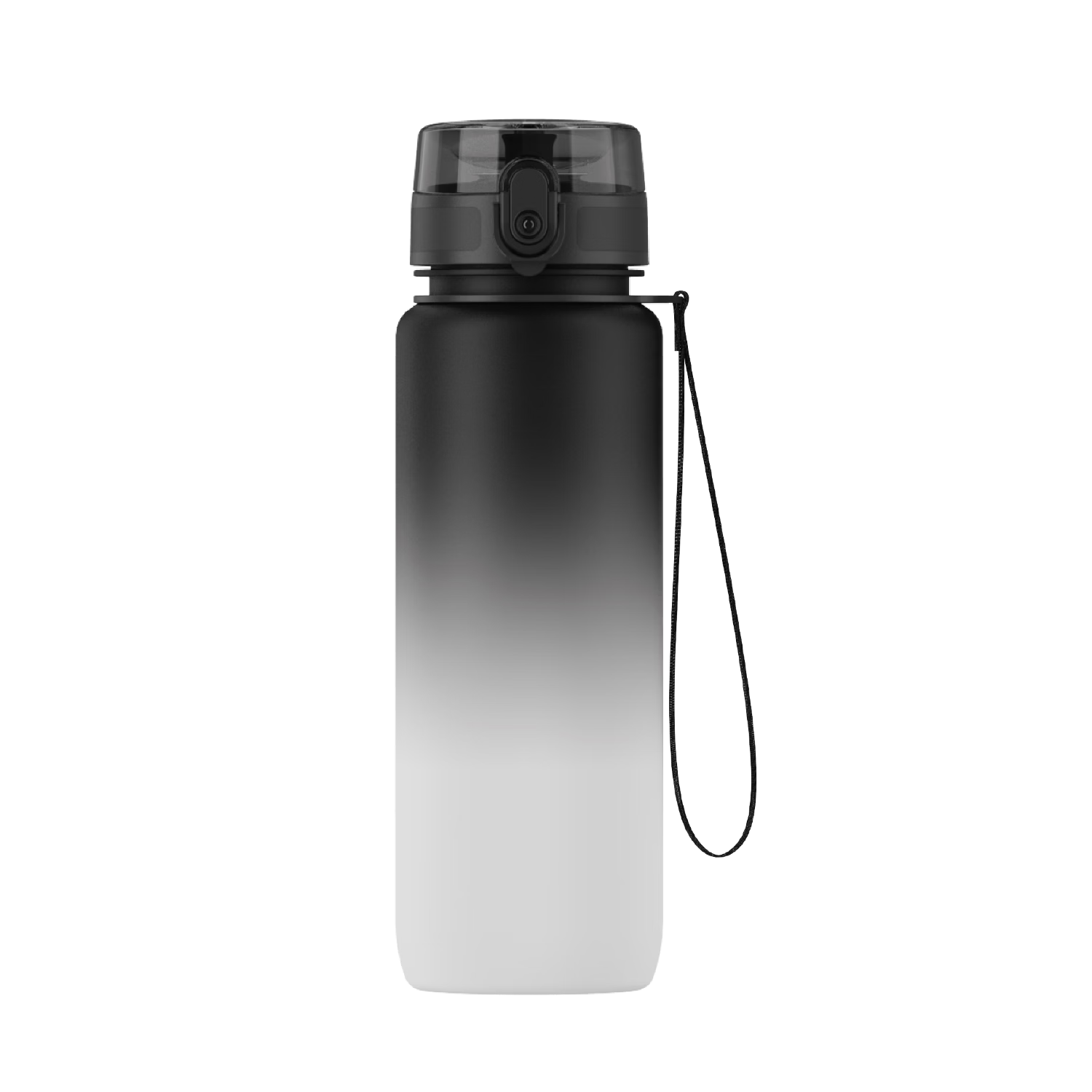 JD Jingzao Sports Water Bottle Tritan Large Capacity Portable Outdoor Black White Gradient 800mL