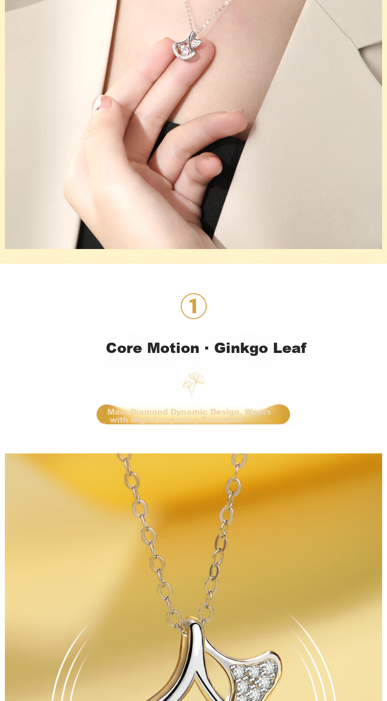 MANHE S925 Silver Necklace Women's Pendant Jewelry Birthday Women's Day Gift for Girlfriend Wife 2