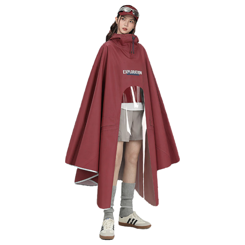 Beimei Electric Scooter Single-Person Large Thick Long Full-Body Raincoat, New Style Riding-Specific Poncho