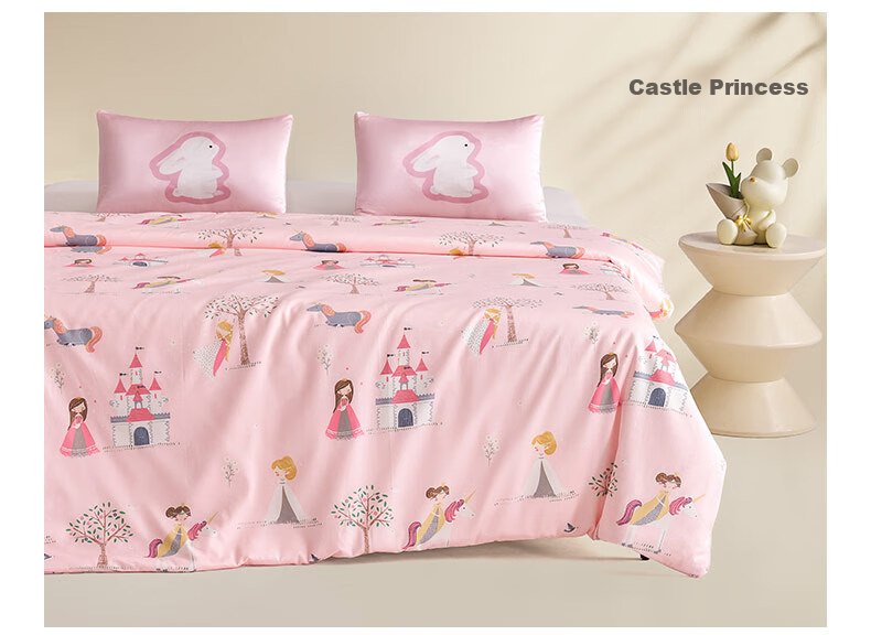 Ciyun Children's Silk Quilt 100% Mulberry Silk A-Class Cotton Quilt Net Weight 2 Jin 150*210cm Castle Princess 14