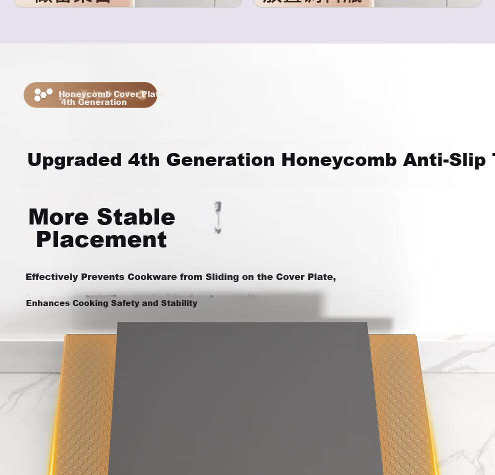 Jiabaili Gas Stove Cover Kitchen Storage Rack Gas Stove Shield Induction Cooker Stand Countertop Pot Holder 8