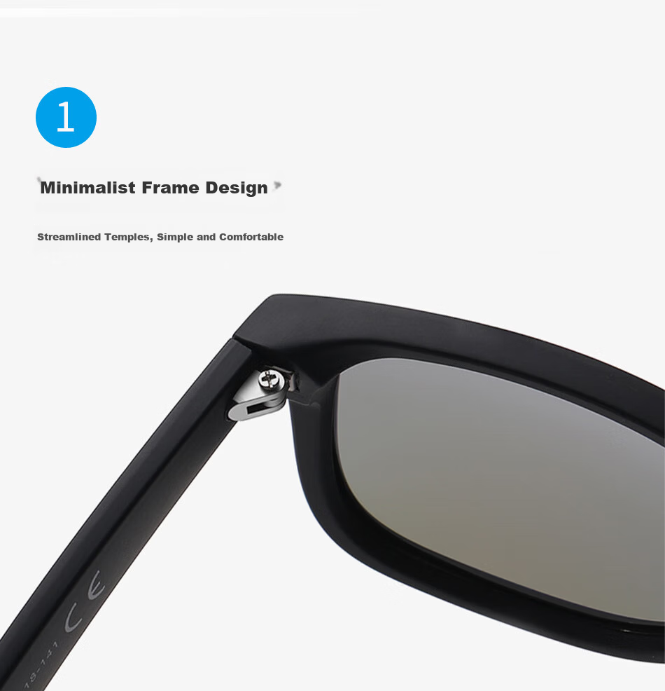 DRATRA Polarized Sunglasses Unisex Large Frame UV Protection Fishing Outdoor Sports Fashion Trendy Sunglasses 11