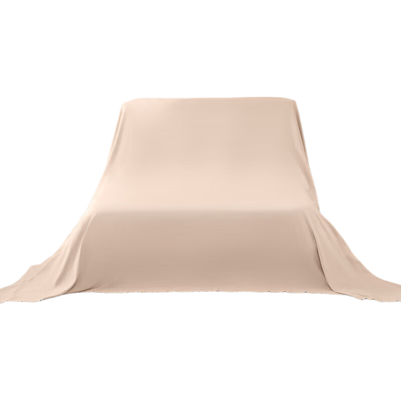 EACHY Home Dust Cover Sofa Bed Dust Shield Moving Protection Film Bed Cover Moisture-Proof Cover Almond Powder
