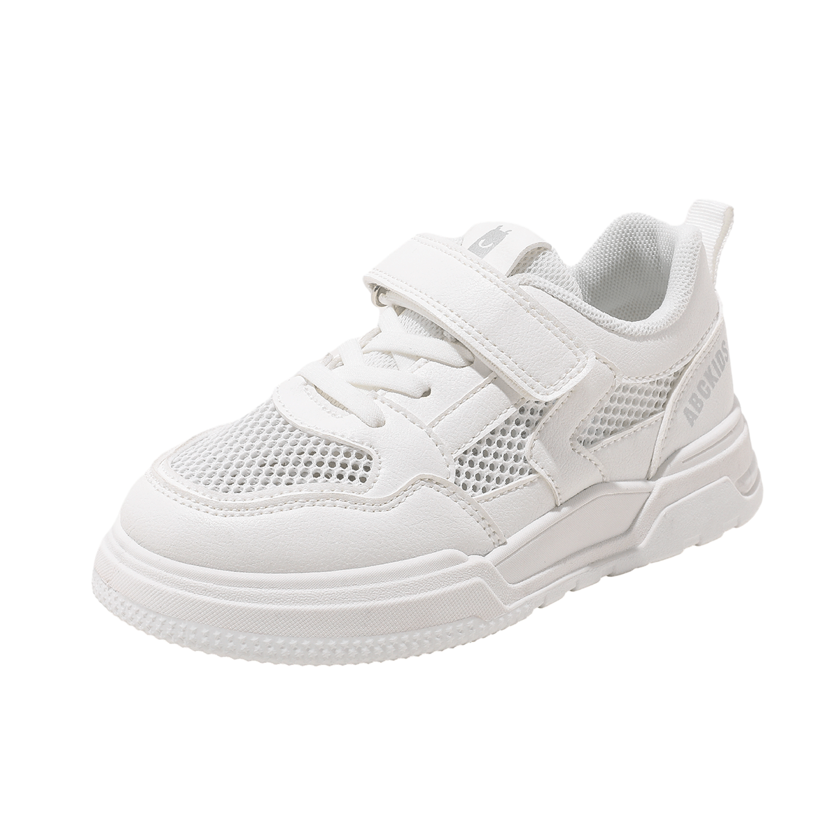 ABC KIDS Kids White Mesh Sneakers Breathable Casual Shoes Youth All White Size 33