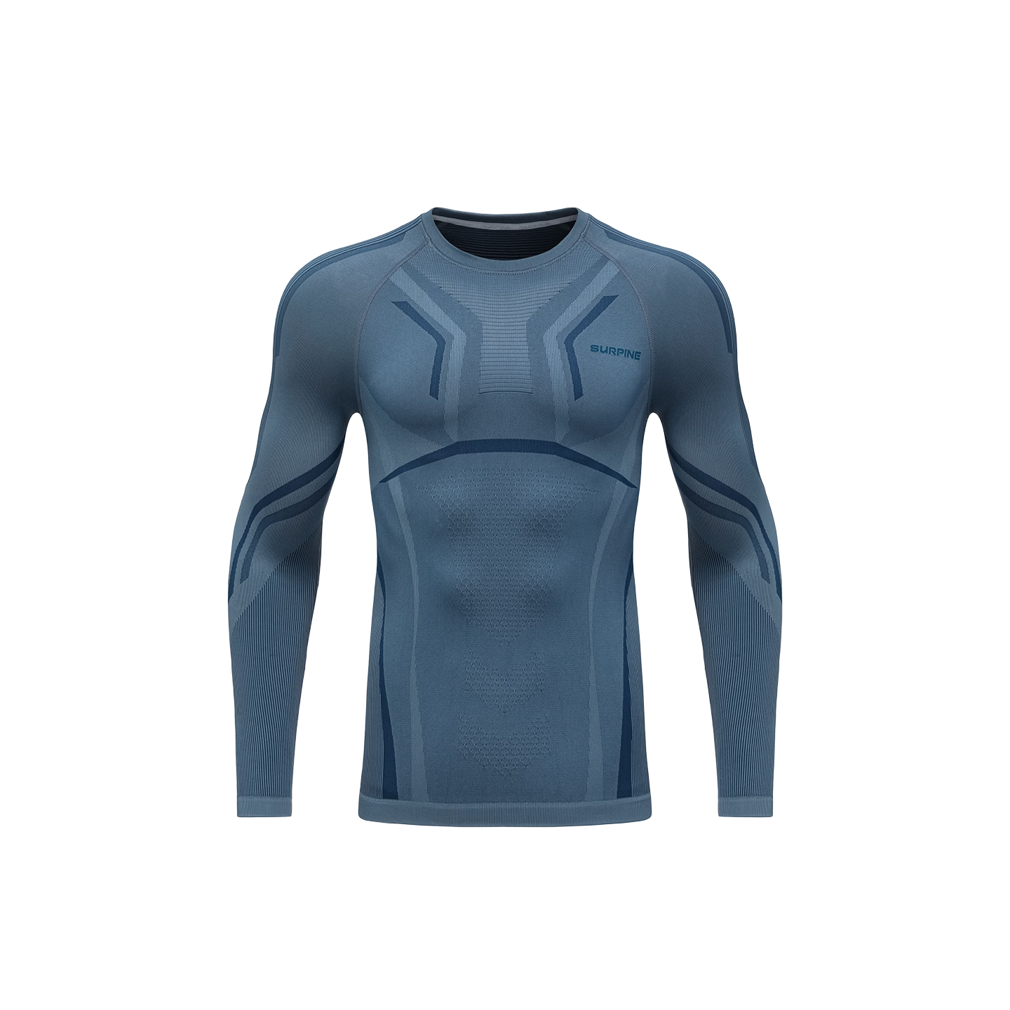 SURPINE Yuxue Series Merino Wool Ski Quick-Dry Shirt for Men, Antibacterial Moisture-Wicking Functional Underwear