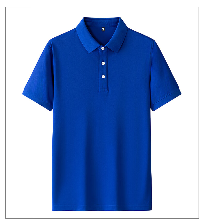 ROMON Short Sleeve Polo Shirt Summer 210G Cotton-Like Pique Mesh Breathable Ice Cool Fashion T-Shirt Casual Base Layer 19