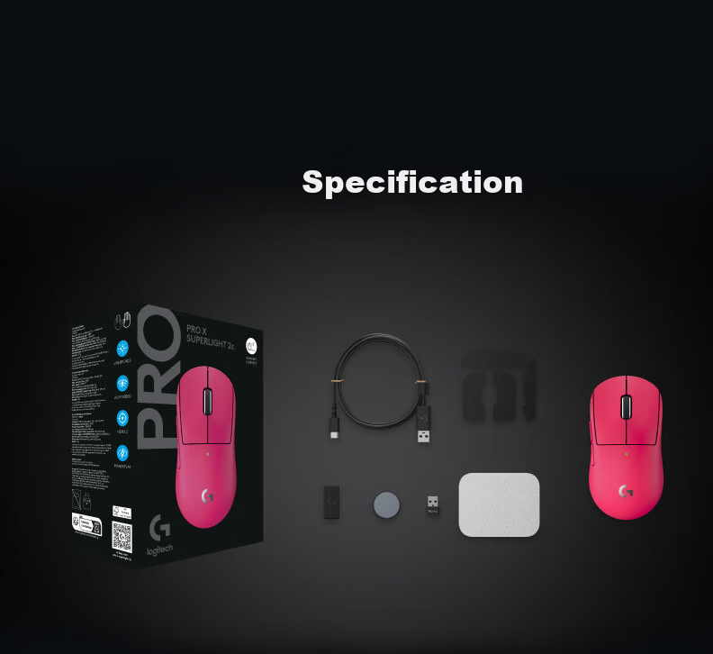 G (G) GPW 4th Generation Puppy Wireless Gaming Esports Mouse Dog King 4th Gen Small Hand Universal Lightweight 51g Delta Gift GPW 4th Gen Puppy - Pink Esports Gift Box 8