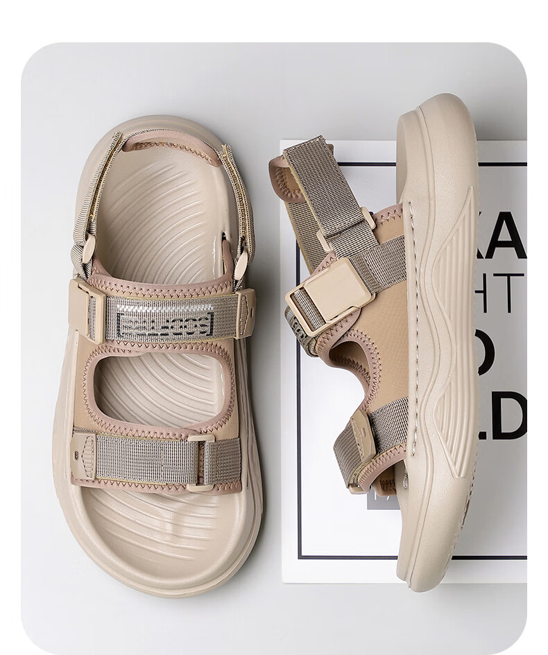 MEXICAN Spring Summer New Breathable Men's Sandals Lightweight Versatile Outdoor Sports Casual Shoes Black 39 17