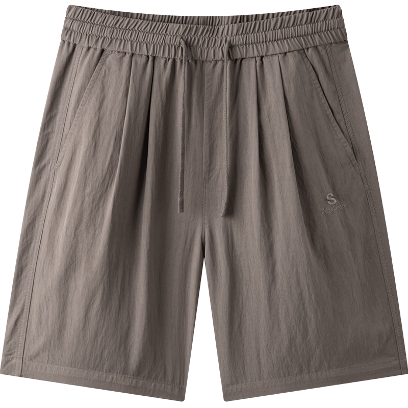 Semir Men's Casual Summer Relaxed Fit Twill Draped Wrinkle-Resistant Shorts 2026 Clean and Smooth 109326125101