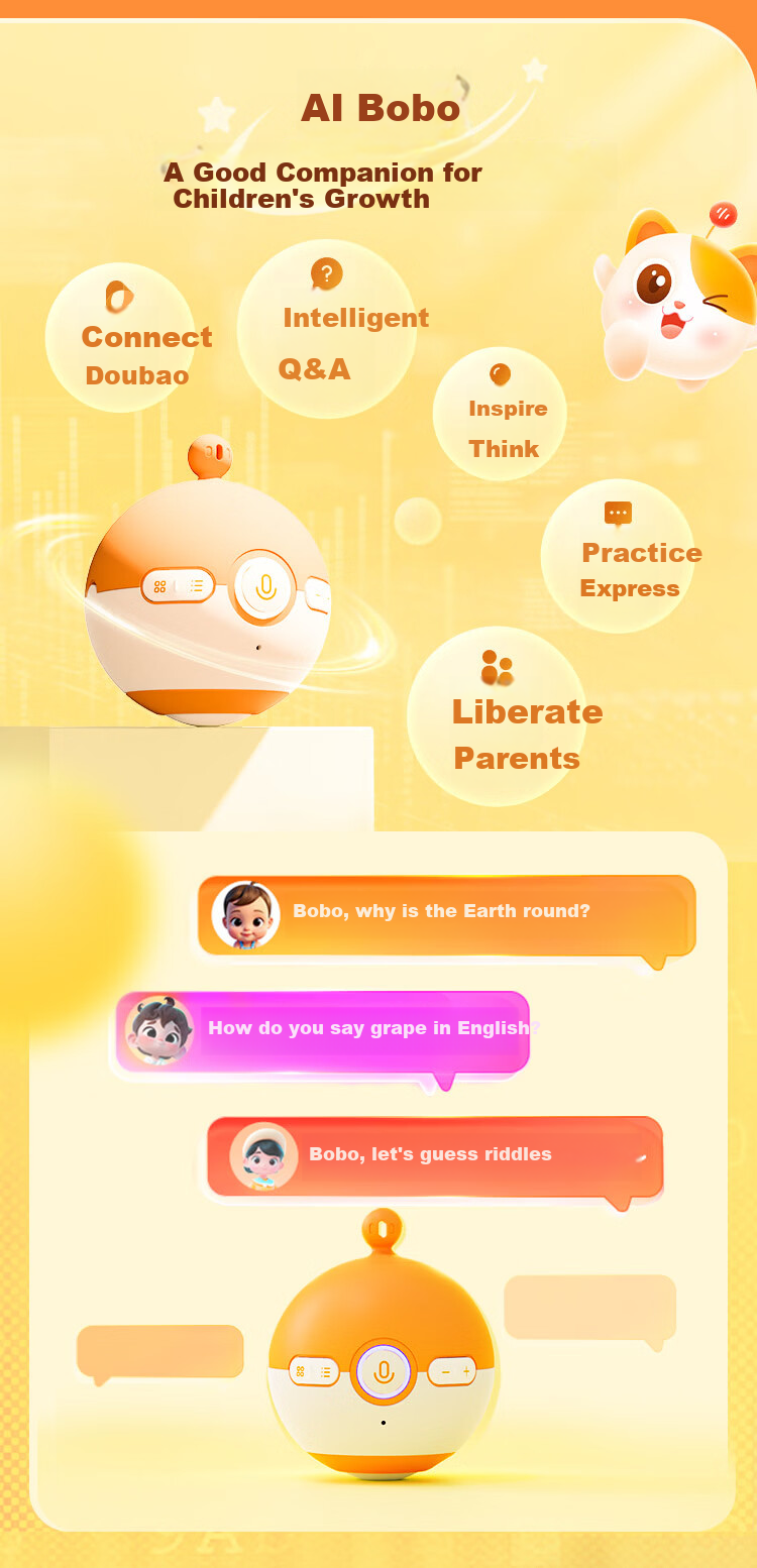 Himalaya Kids Bilingual Storytelling Ball English Early Learning AI Toy for Boys and Girls Student Birthday Gift 5