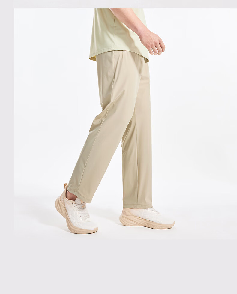 ERKE Knitted Long Pants Spring Ice Cooling Sun Protection UPF50+ Outdoor Antibacterial Casual Men's Running Sports Pants 13
