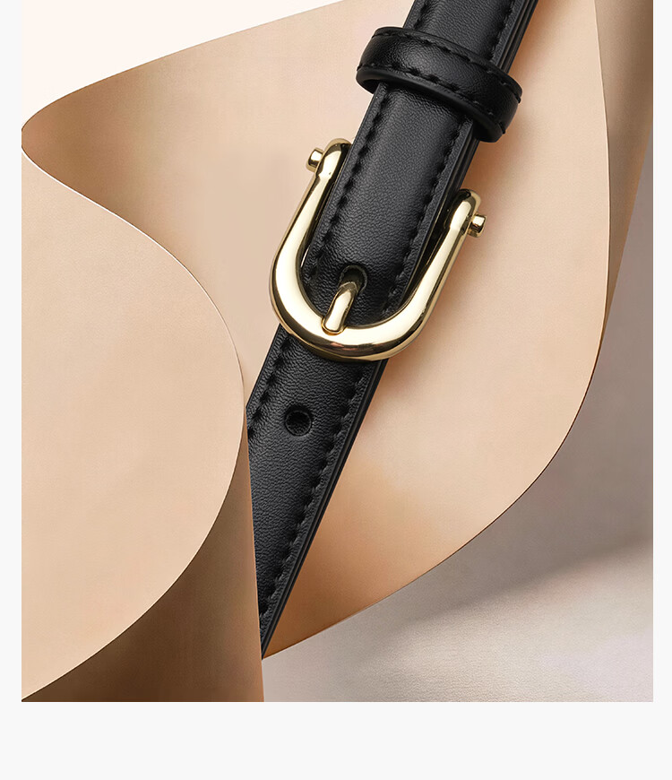 Seven Wolves Women's Leather Belt Slim Narrow Fashion Suit Dress Decorative Waist Belt Birthday Gift for Girlfriend and Mom 7